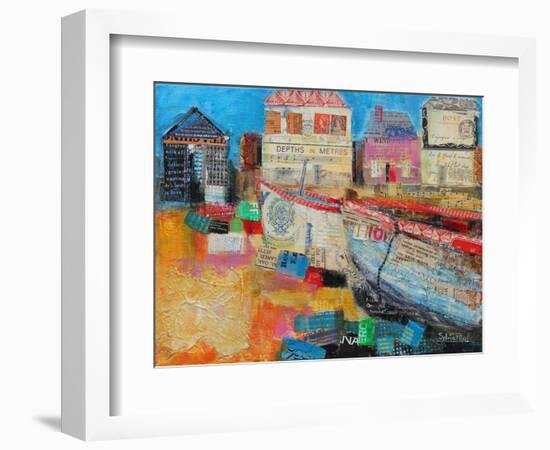 Old Fishing Boats, 2013-Sylvia Paul-Framed Giclee Print