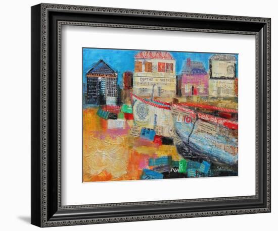 Old Fishing Boats, 2013-Sylvia Paul-Framed Giclee Print