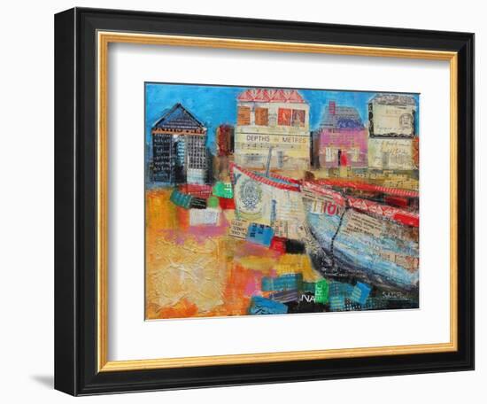 Old Fishing Boats, 2013-Sylvia Paul-Framed Giclee Print