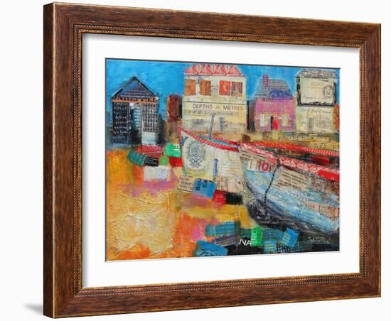 Old Fishing Boats, 2013-Sylvia Paul-Framed Giclee Print