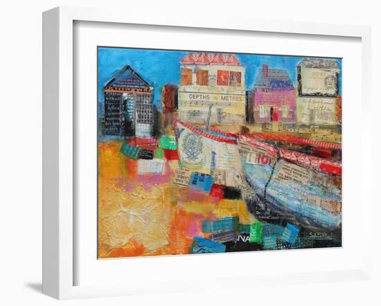 Old Fishing Boats, 2013-Sylvia Paul-Framed Giclee Print