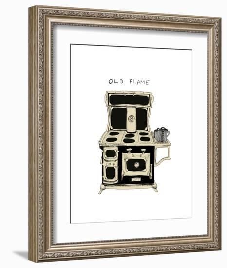 Old Flame-Urban Cricket-Framed Art Print