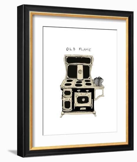 Old Flame-Urban Cricket-Framed Art Print