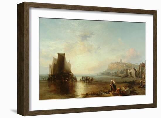 Old Folkestone, 1866-James Webb-Framed Giclee Print