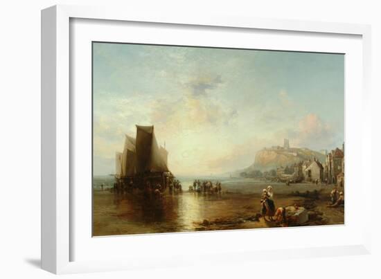 Old Folkestone, 1866-James Webb-Framed Giclee Print