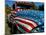 Old Ford Truck Painted with American Flag Pattern, Rockland, Maine, Usa-Bill Bachmann-Mounted Photographic Print