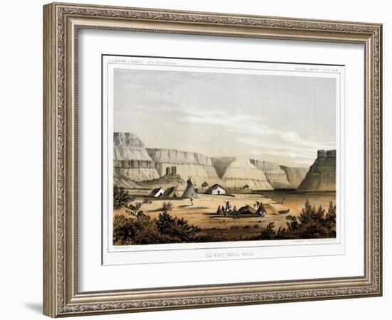 Old Fort Walla Walla-Thomas H. Ford-Framed Giclee Print