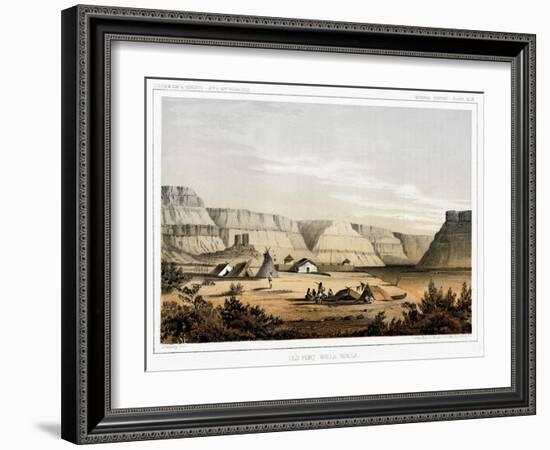 Old Fort Walla Walla-Thomas H. Ford-Framed Giclee Print