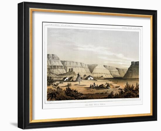 Old Fort Walla Walla-Thomas H. Ford-Framed Giclee Print