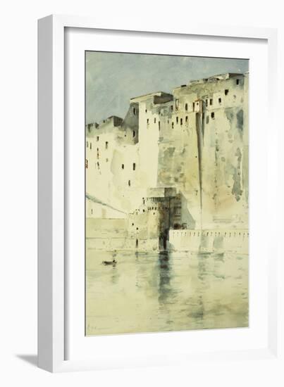 Old Fortress Naples-Childe Hassam-Framed Giclee Print