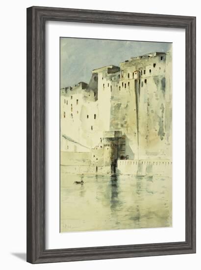 Old Fortress Naples-Childe Hassam-Framed Giclee Print