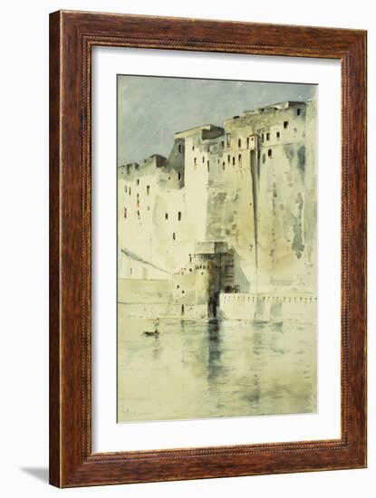 Old Fortress Naples-Childe Hassam-Framed Giclee Print