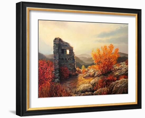 Old Fortress Ruins-kirilstanchev-Framed Art Print