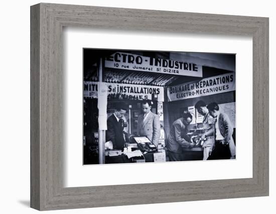 Old French advertising poster - Paris - France-Philippe Hugonnard-Framed Photographic Print