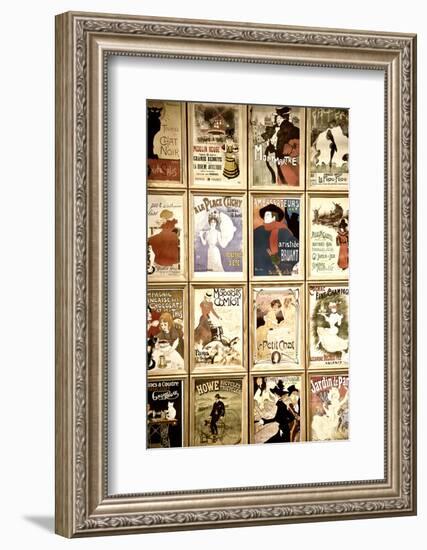Old French Postcards - Gallery - Montmartre - Paris - France-Philippe Hugonnard-Framed Photographic Print