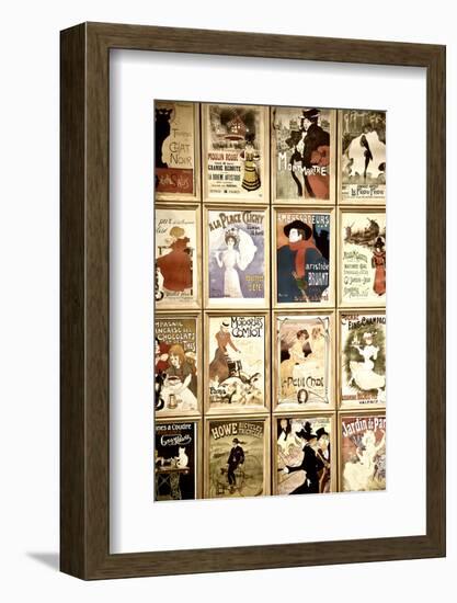 Old French Postcards - Gallery - Montmartre - Paris - France-Philippe Hugonnard-Framed Photographic Print