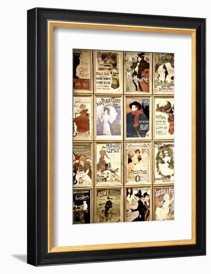 Old French Postcards - Gallery - Montmartre - Paris - France-Philippe Hugonnard-Framed Photographic Print