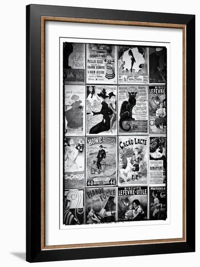 Old French Postcards - Gallery - Montmartre - Paris - France-Philippe Hugonnard-Framed Premium Photographic Print