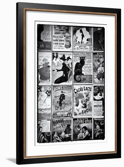 Old French Postcards - Gallery - Montmartre - Paris - France-Philippe Hugonnard-Framed Photographic Print