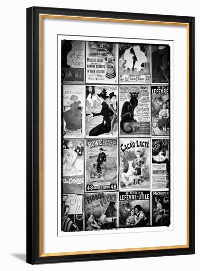 Old French Postcards - Gallery - Montmartre - Paris - France-Philippe Hugonnard-Framed Photographic Print