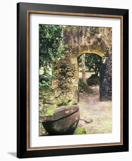 Old French Sugar Mill, Anse Chastanet Resort, Souffriere, St. Lucia, Caribbean-Greg Johnston-Framed Photographic Print