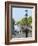 Old Gas Lamp Post and Bicycles on a Bridge over a Canal in Amsterdam, the Netherlands-Miva Stock-Framed Photographic Print