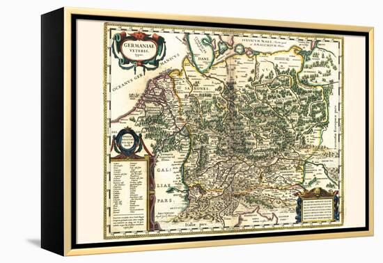 Old Germany-Willem Janszoon Blaeu-Framed Stretched Canvas