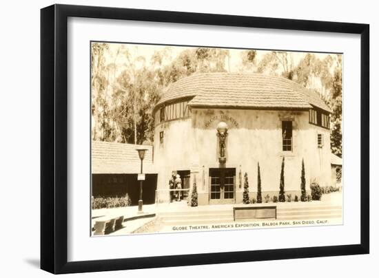 Old Globe Theater, Balboa Park, San Diego, California-null-Framed Art Print
