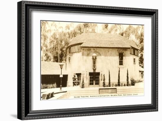 Old Globe Theater, Balboa Park, San Diego, California-null-Framed Art Print