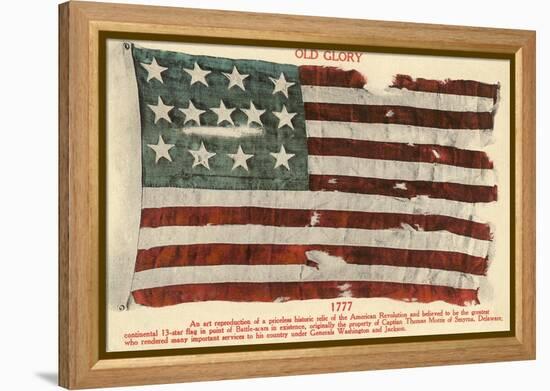 Old Glory, 1777-null-Framed Stretched Canvas