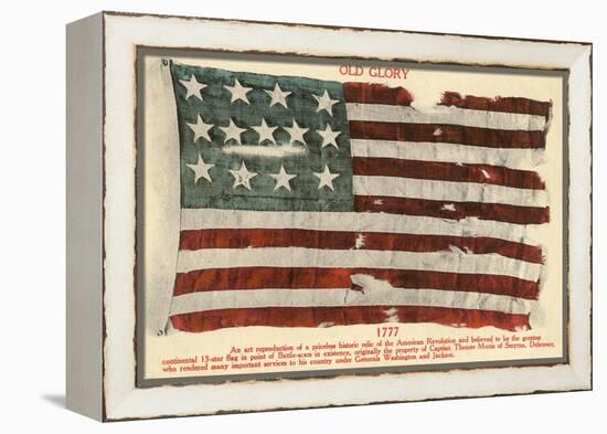 Old Glory, 1777-null-Framed Stretched Canvas