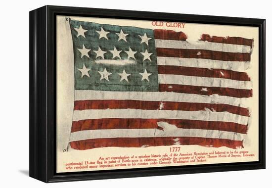 Old Glory, 1777-null-Framed Stretched Canvas