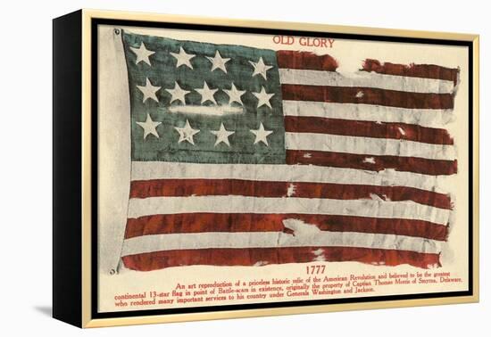 Old Glory, 1777-null-Framed Stretched Canvas