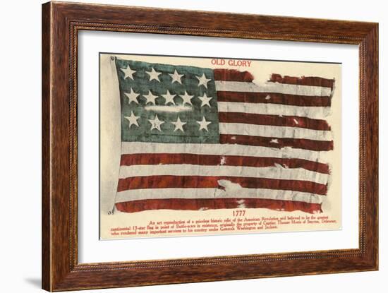 Old Glory, 1777-null-Framed Premium Giclee Print