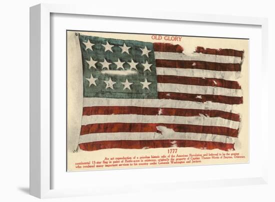 Old Glory, 1777-null-Framed Premium Giclee Print