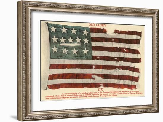 Old Glory, 1777-null-Framed Art Print