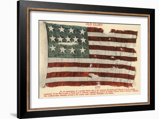 Old Glory, 1777-null-Framed Art Print