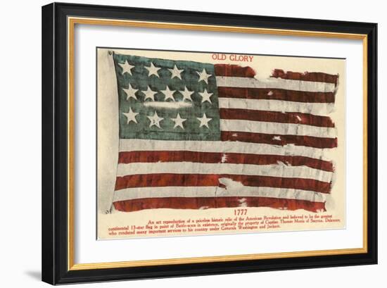 Old Glory, 1777-null-Framed Art Print