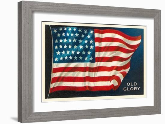 Old Glory, Flag-null-Framed Art Print