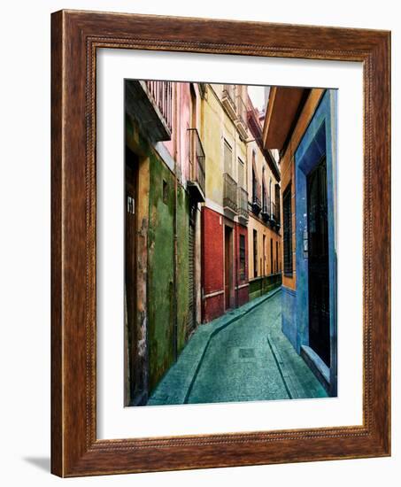 Old Granada Vertical-Ynon Mabat-Framed Photographic Print