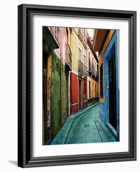 Old Granada Vertical-Ynon Mabat-Framed Photographic Print