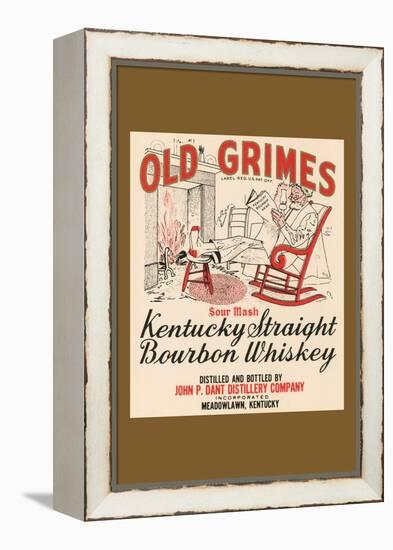 Old Grimes Sour Mash Kentuck Straight Bourbon Whiskey-null-Framed Stretched Canvas