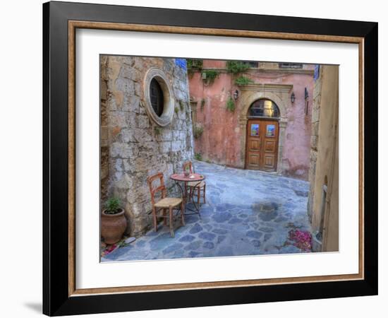 Old Harbor, Chania, Crete, Greece-Darrell Gulin-Framed Photographic Print