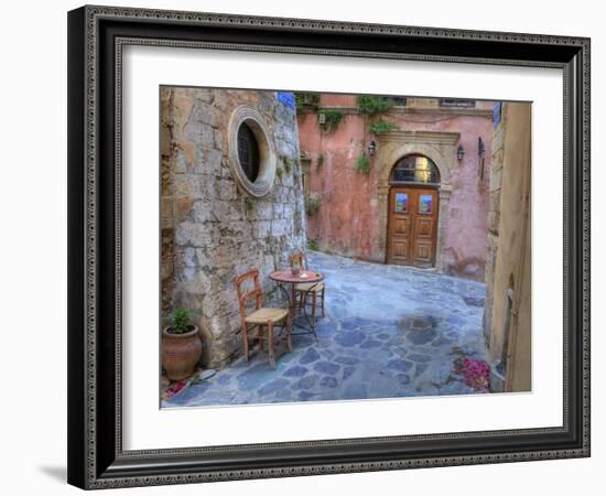 Old Harbor, Chania, Crete, Greece-Darrell Gulin-Framed Photographic Print