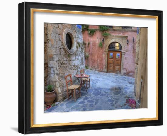 Old Harbor, Chania, Crete, Greece-Darrell Gulin-Framed Photographic Print