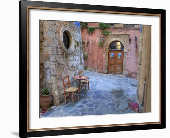 Old Harbor, Chania, Crete, Greece-Darrell Gulin-Framed Photographic Print