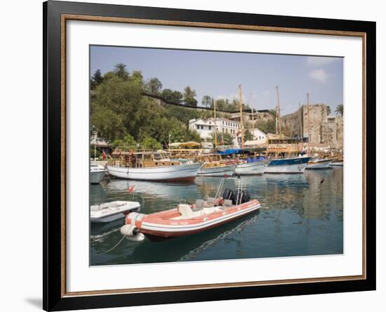 Old Harbour, Antalya, Anatolia, Turkey Minor, Eurasia-Philip Craven-Framed Photographic Print