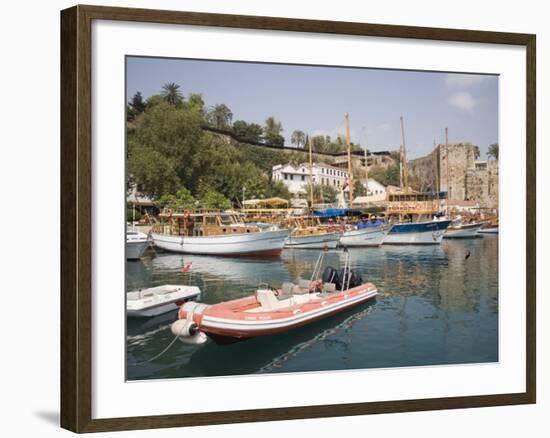 Old Harbour, Antalya, Anatolia, Turkey Minor, Eurasia-Philip Craven-Framed Photographic Print