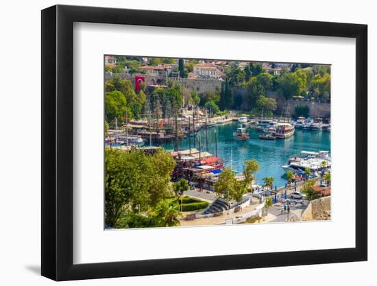 Old Harbour, Kaleici, Antalya, Turkey Minor, Eurasia-Neil Farrin-Framed Photographic Print