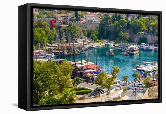 Old Harbour, Kaleici, Antalya, Turkey Minor, Eurasia-Neil Farrin-Framed Premier Image Canvas